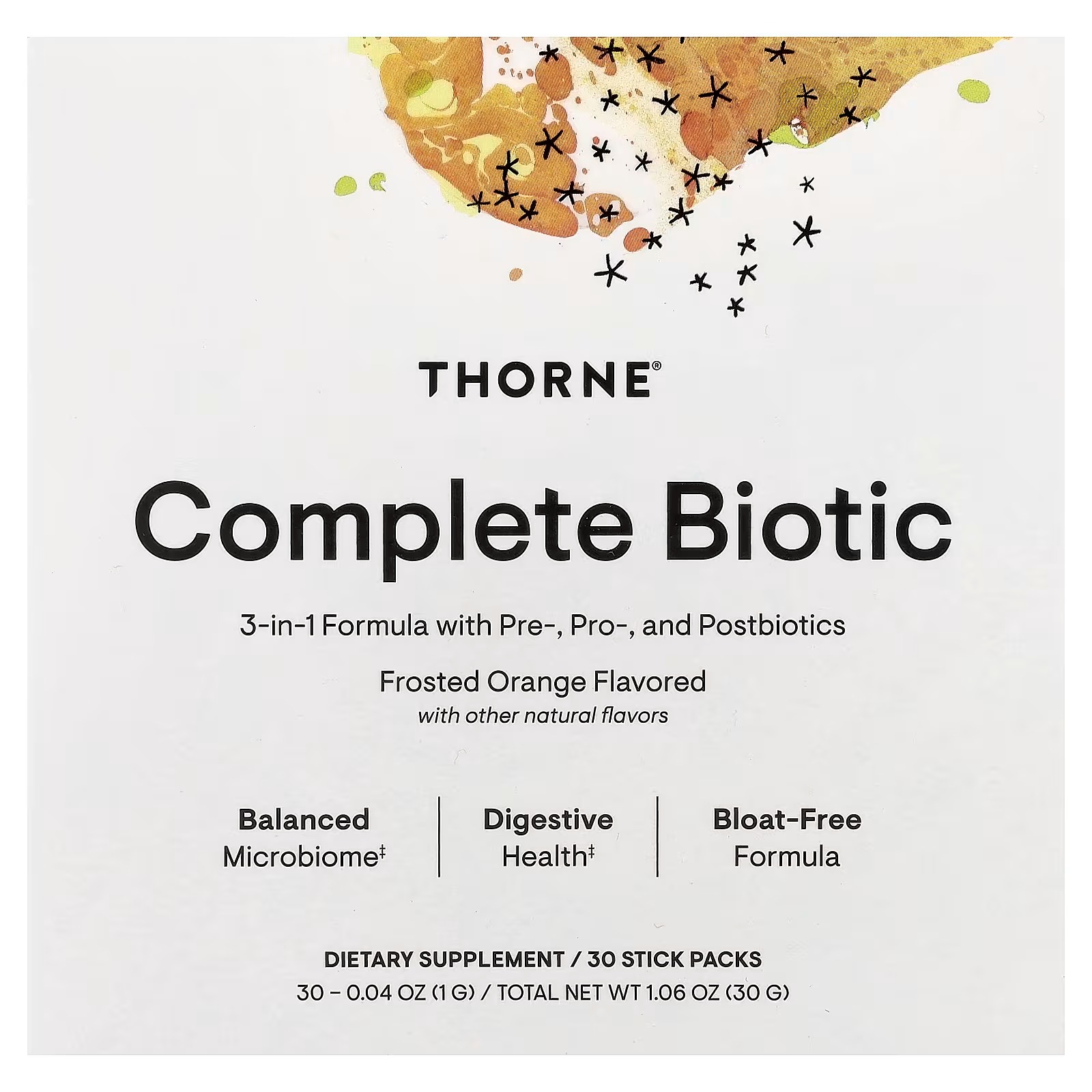 Thorne Complete Biotic Frosted Orange 30 Stick Packs in Pakistan