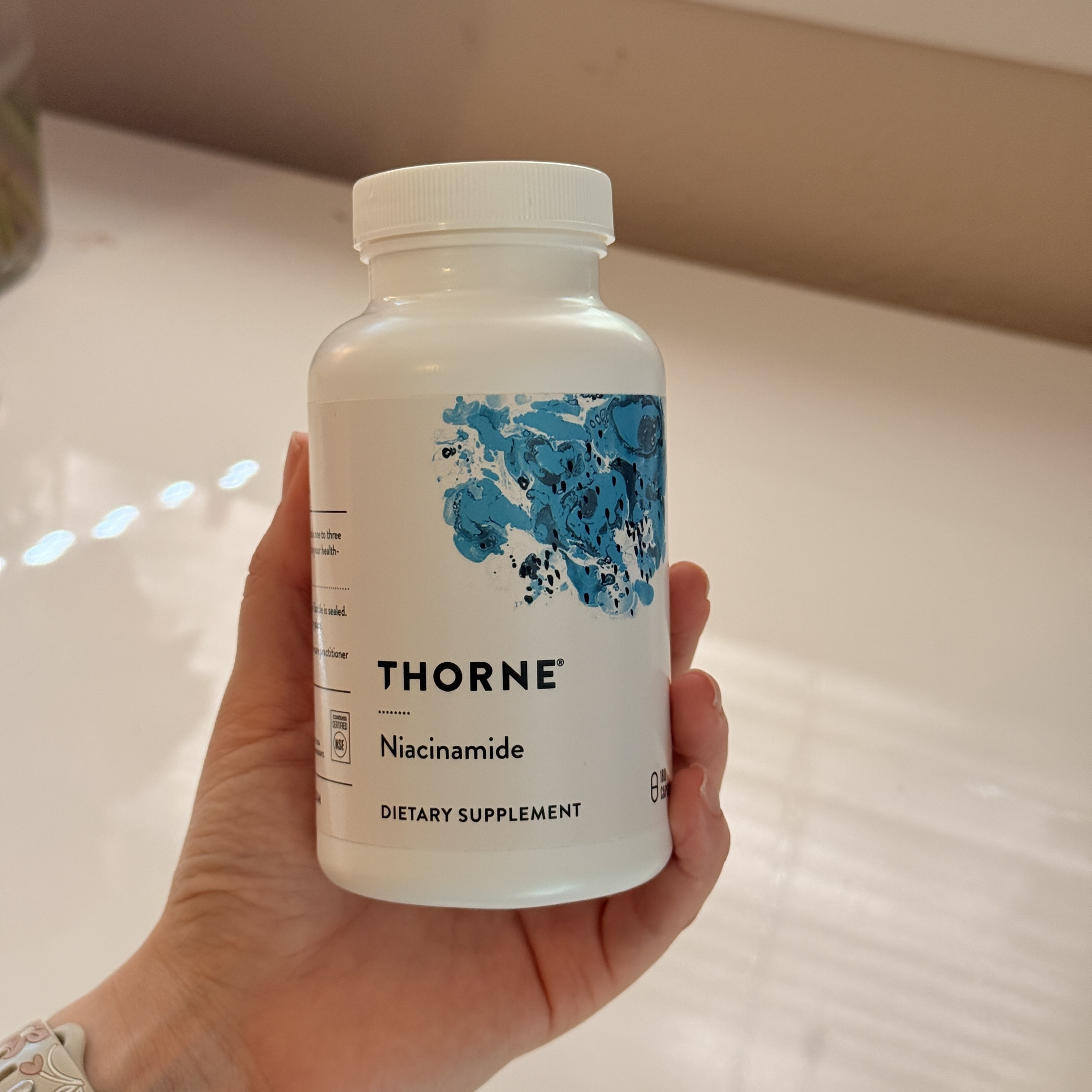 THORNE Niacinamide 500 mg Non-Flushing Form of Vitamin B3 180 Capsules in Pakistan thumbnail 2