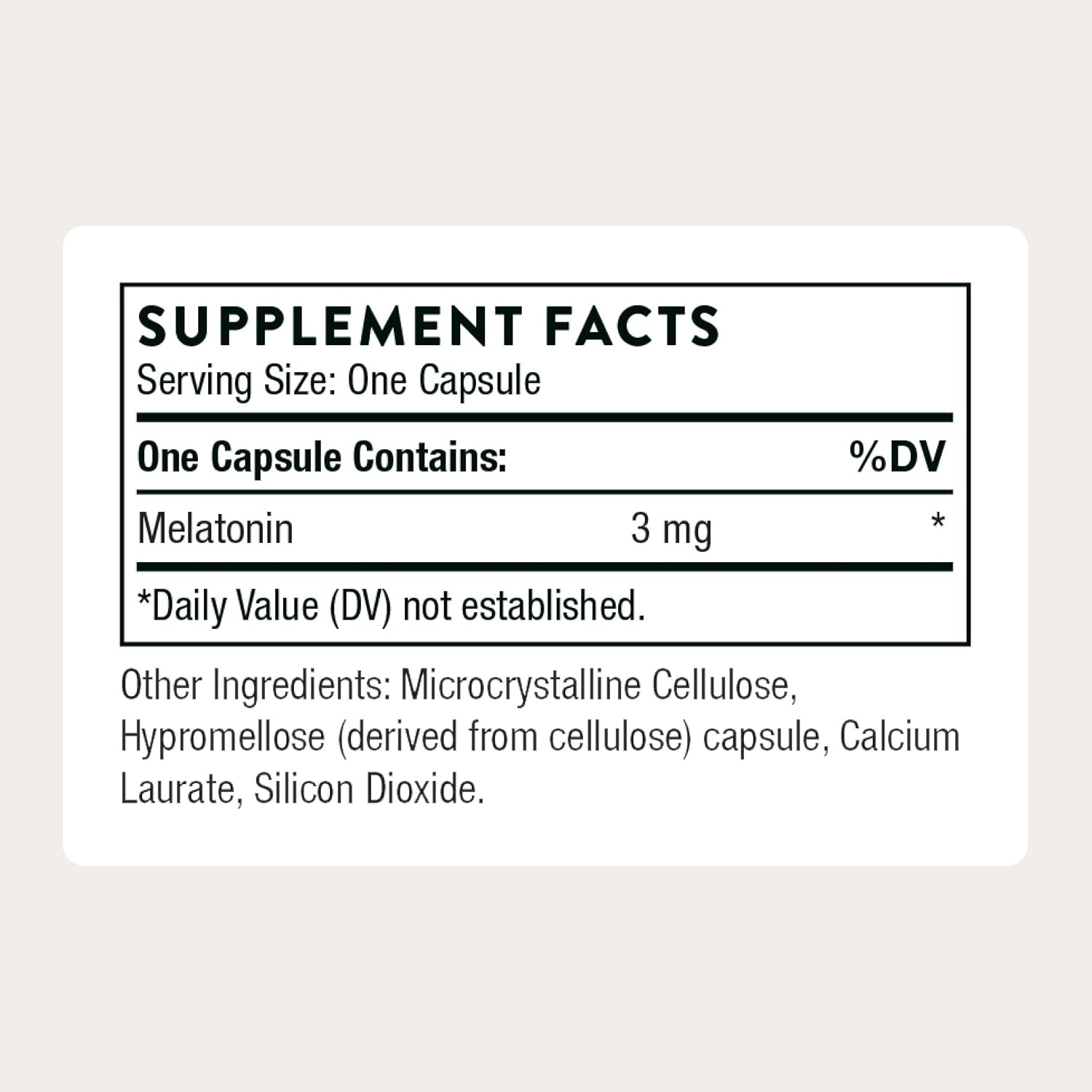 THORNE Melaton-3 3 mg Melatonin Supplement 60 Capsules in Pakistan thumbnail 4