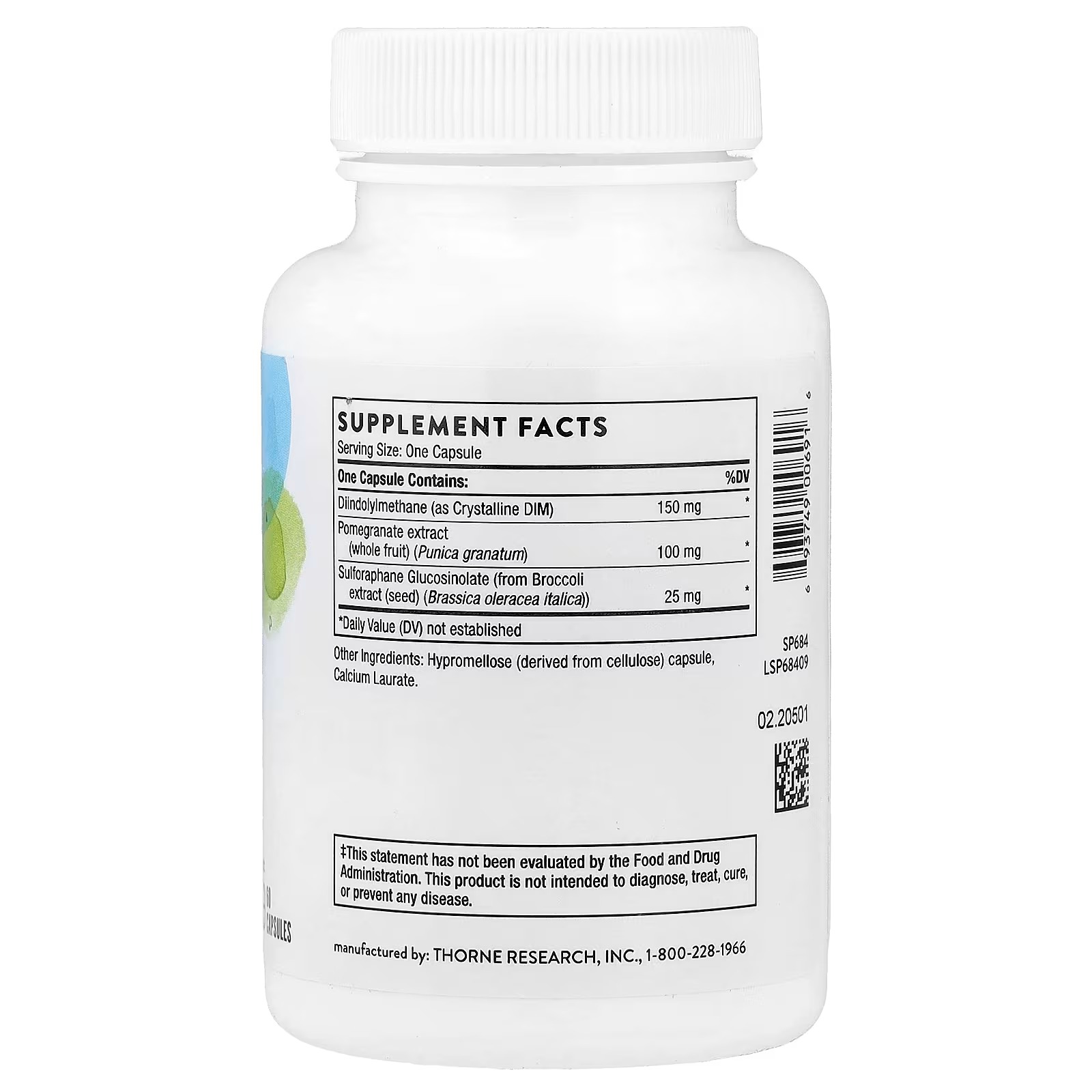 THORNE Hormone Advantage DIM, SGS & Pomegranate Extract 60 Capsules in Pakistan thumbnail 2