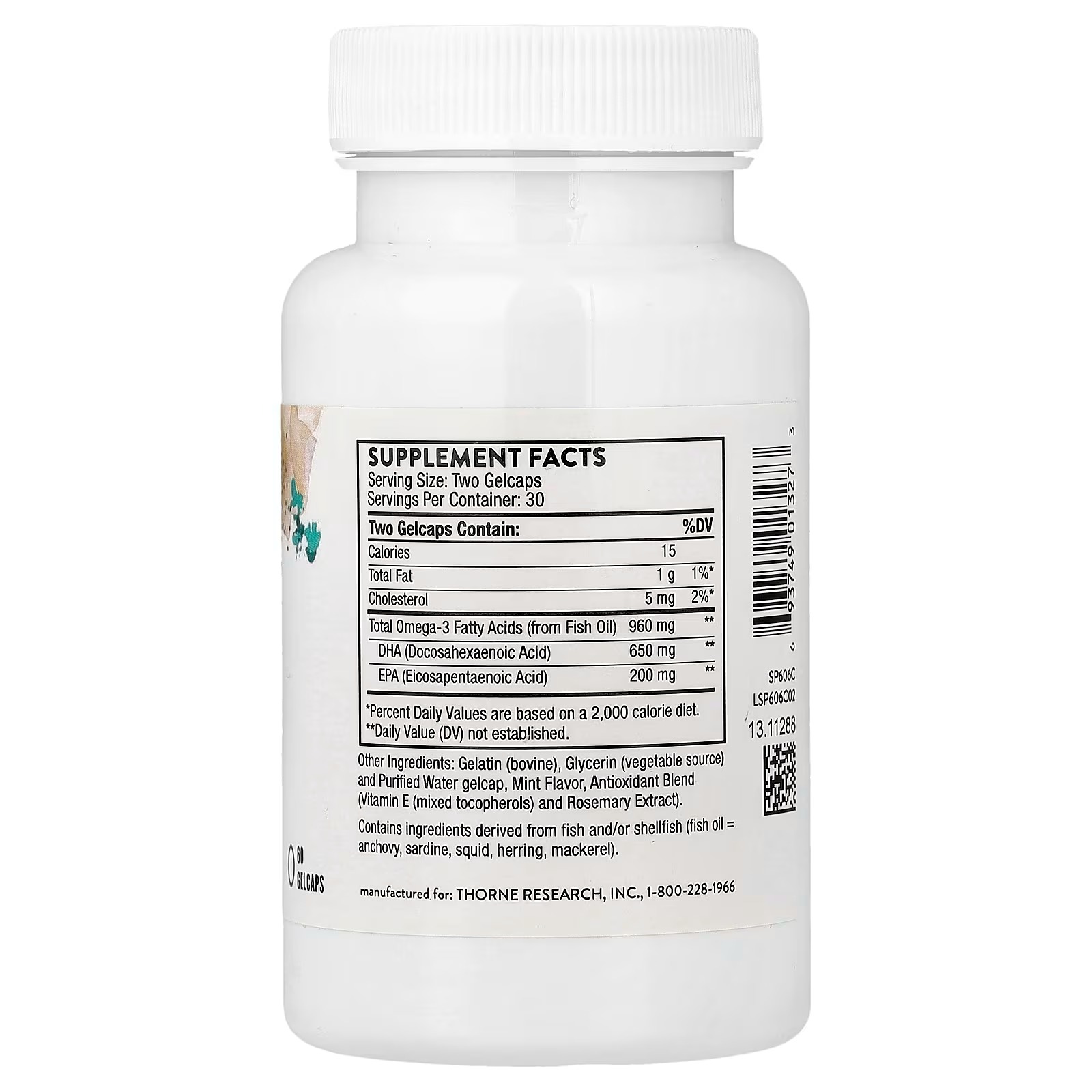 Thorne Advanced DHA 60 Gelcaps in Pakistan thumbnail 2