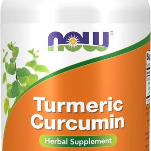 NOW Foods Supplements Turmeric Curcumin Derived from Turmeric Root Extract Herbal Supplement 120 Veg Capsules