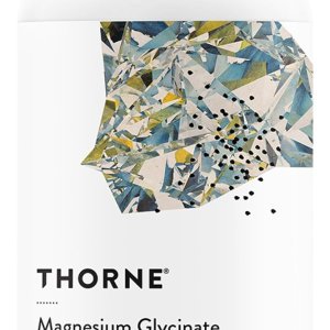 THORNE Magnesium Glycinate Chelated Magnesium Supplement 90 Capsules Supports Restful Sleep Muscle Relaxation Stress Management Heart Health