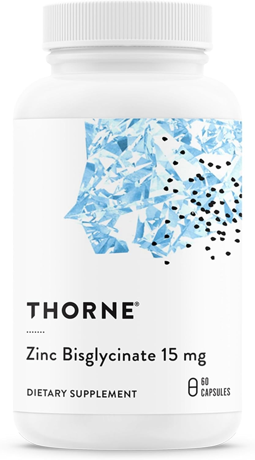 THORNE Zinc Bisglycinate 15 mg Highly Absorbable Zinc 60 Capsules in Pakistan