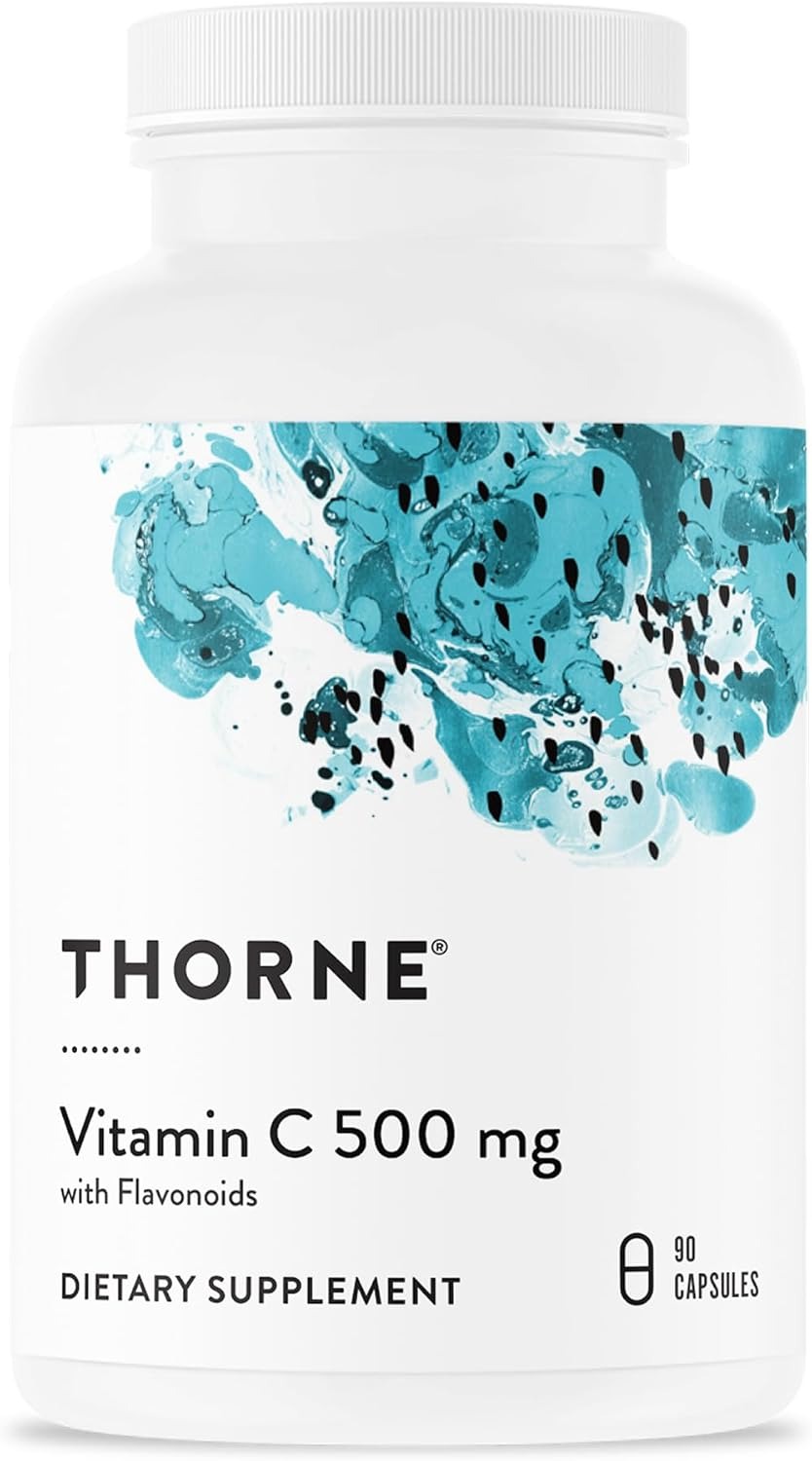 THORNE Vitamin C 500 mg Citrus Bioflavonoids from Oranges 90 Capsules in Pakistan