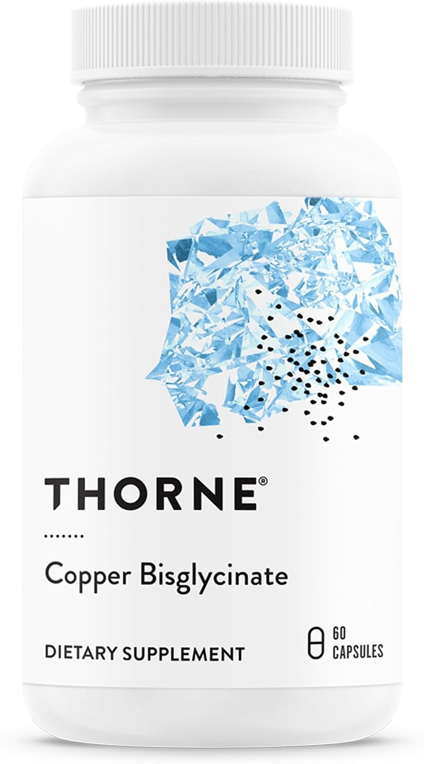 THORNE - Copper Bisglycinate - Optimally Absorbed, Mineral Chelate Copper 60 Capsules in Pakistan