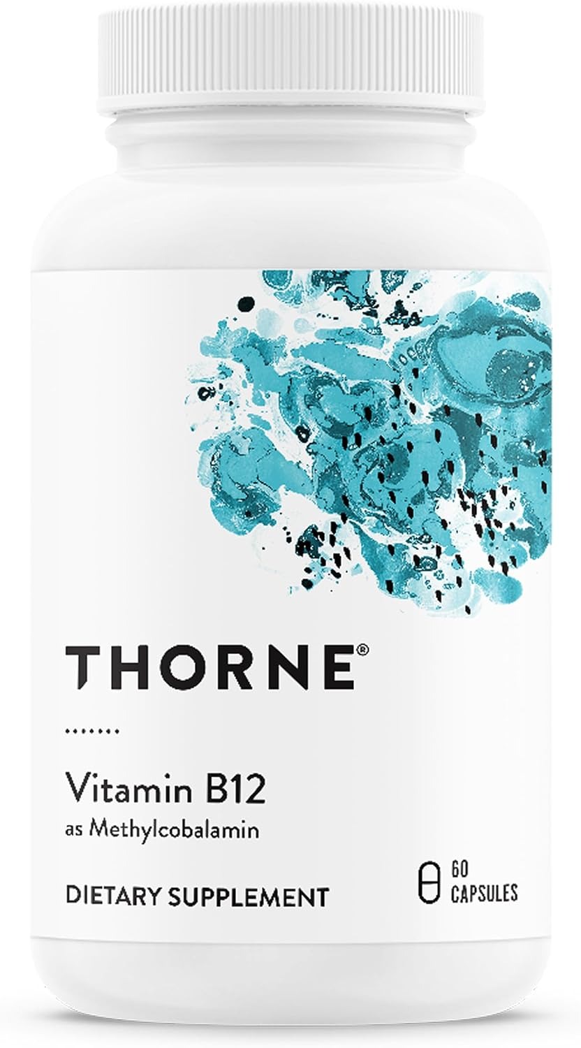 THORNE Vitamin B12 1,000 mcg Active Methylcobalamin 60 Capsules in Pakistan