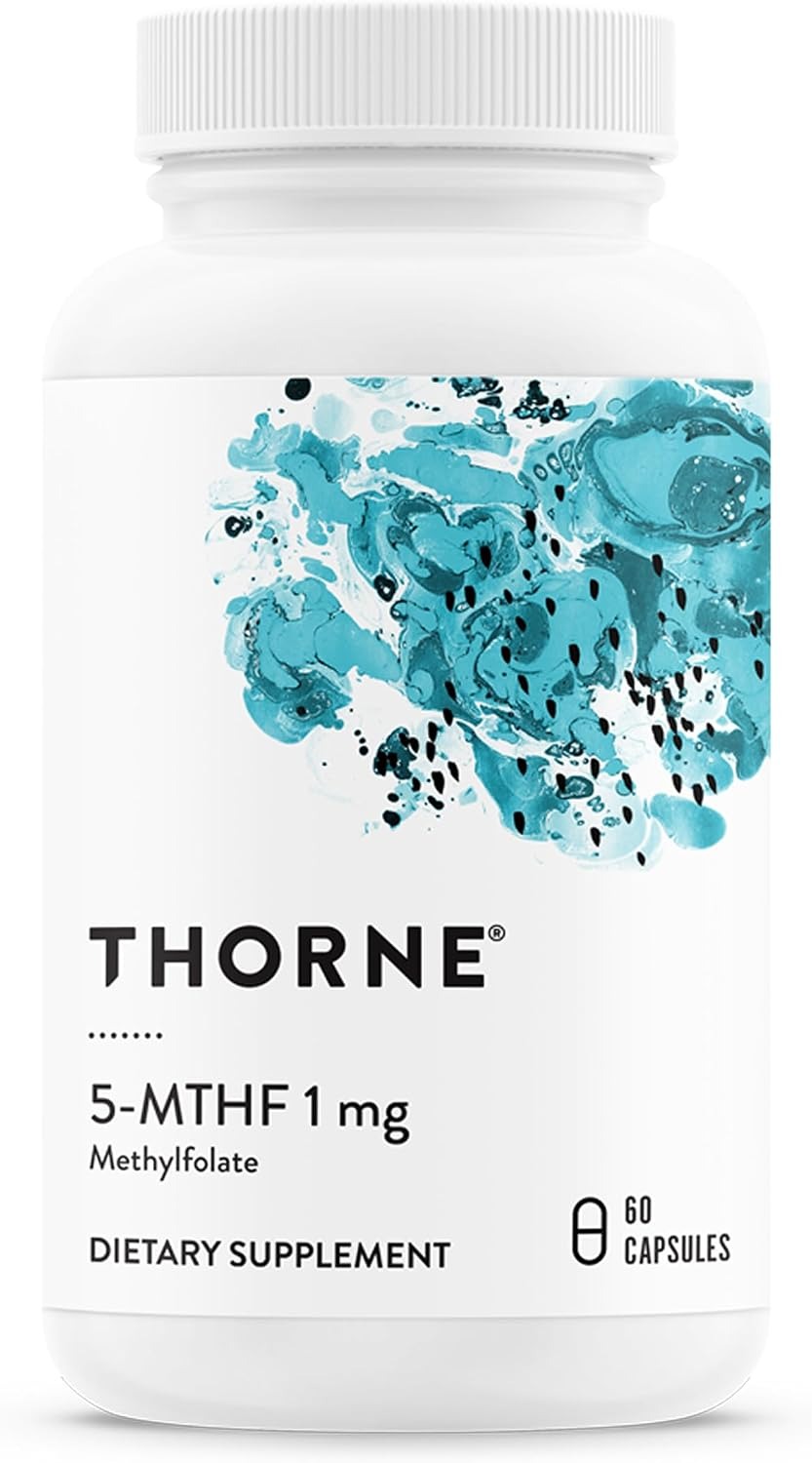 THORNE 5-MTHF 1 mg Active Methylfolate Vitamin B9 Supplement 60 Capsules in Pakistan
