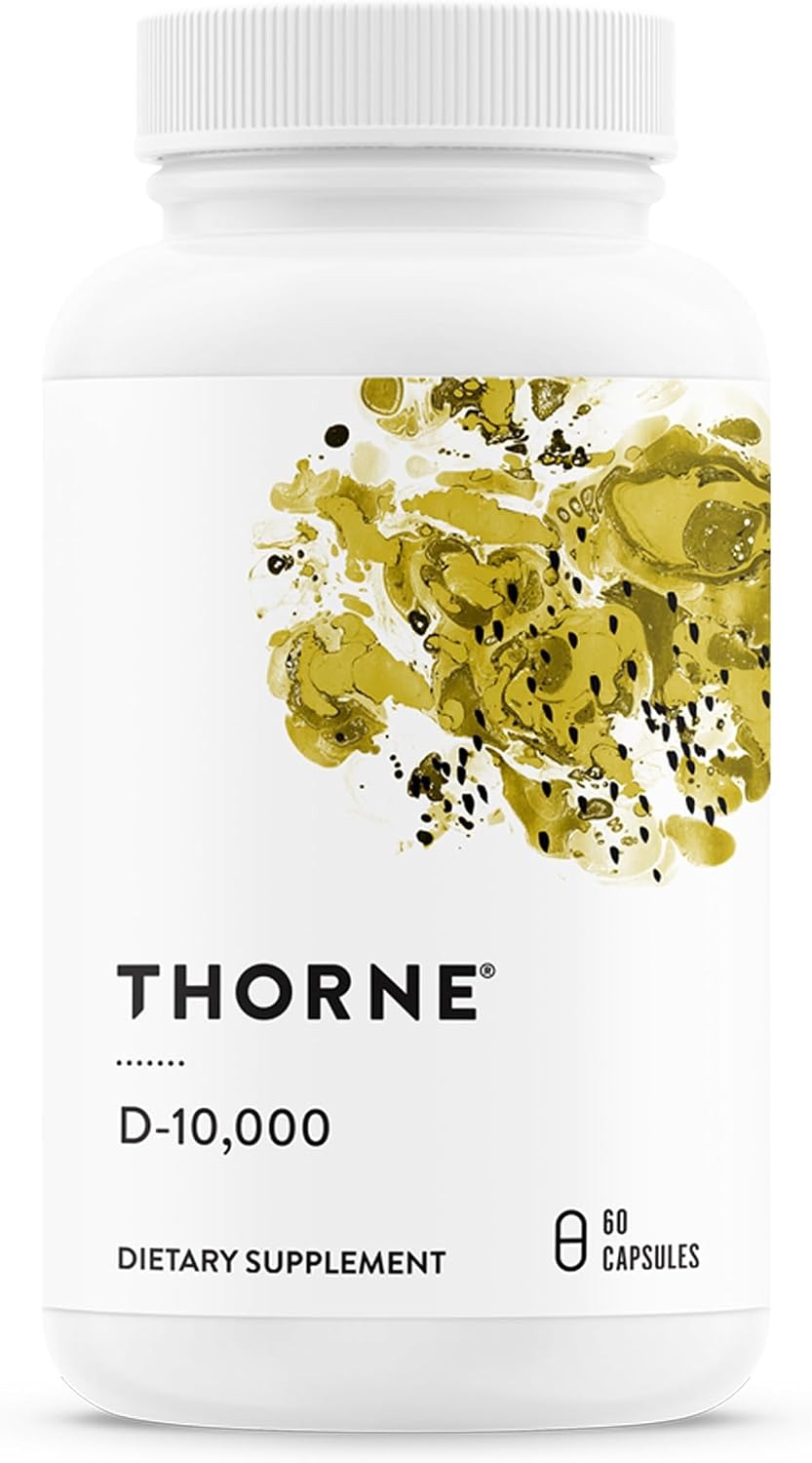 THORNE Vitamin D-10,000 Vitamin D3 Supplement 10,000 IU 60 Capsules in Pakistan