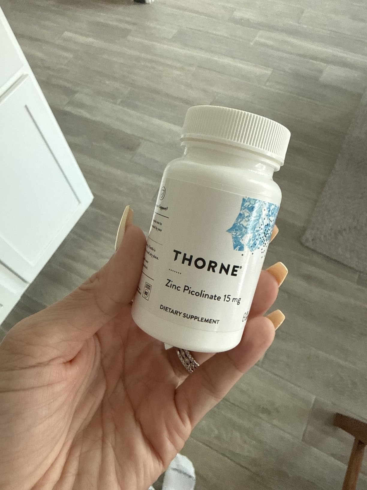 THORNE Zinc Picolinate 15 mg Highly Absorbable ZinTHORNE Zinc Picolinate 15 mg Highly Absorbable Zinc 60 Capsules Supports Immune System Eye Skin Nerve & Reproductive Healthc 60 Capsules Supports Immune System Eye Skin Nerve & Reproductive Health thumbnail 3