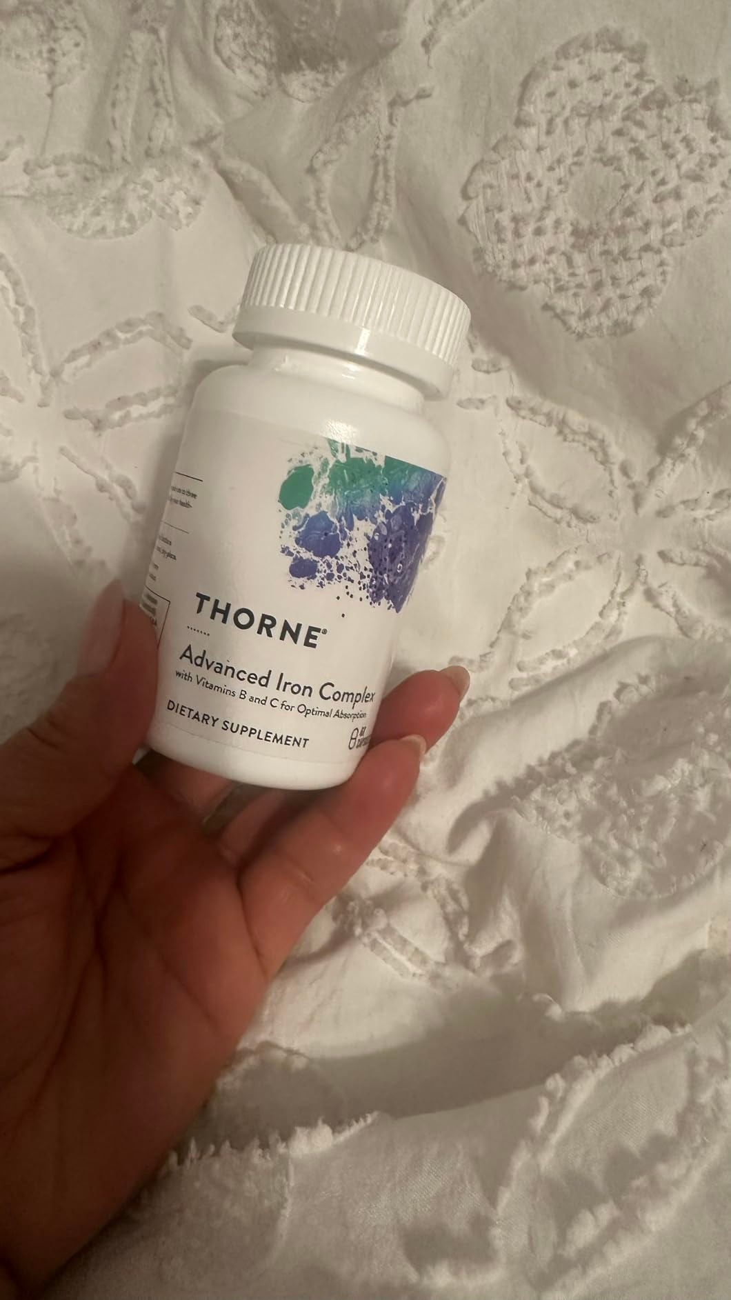 THORNE Advanced Iron Complex Chelated Iron Supplement 60 Capsules in Pakistan thumbnail 3