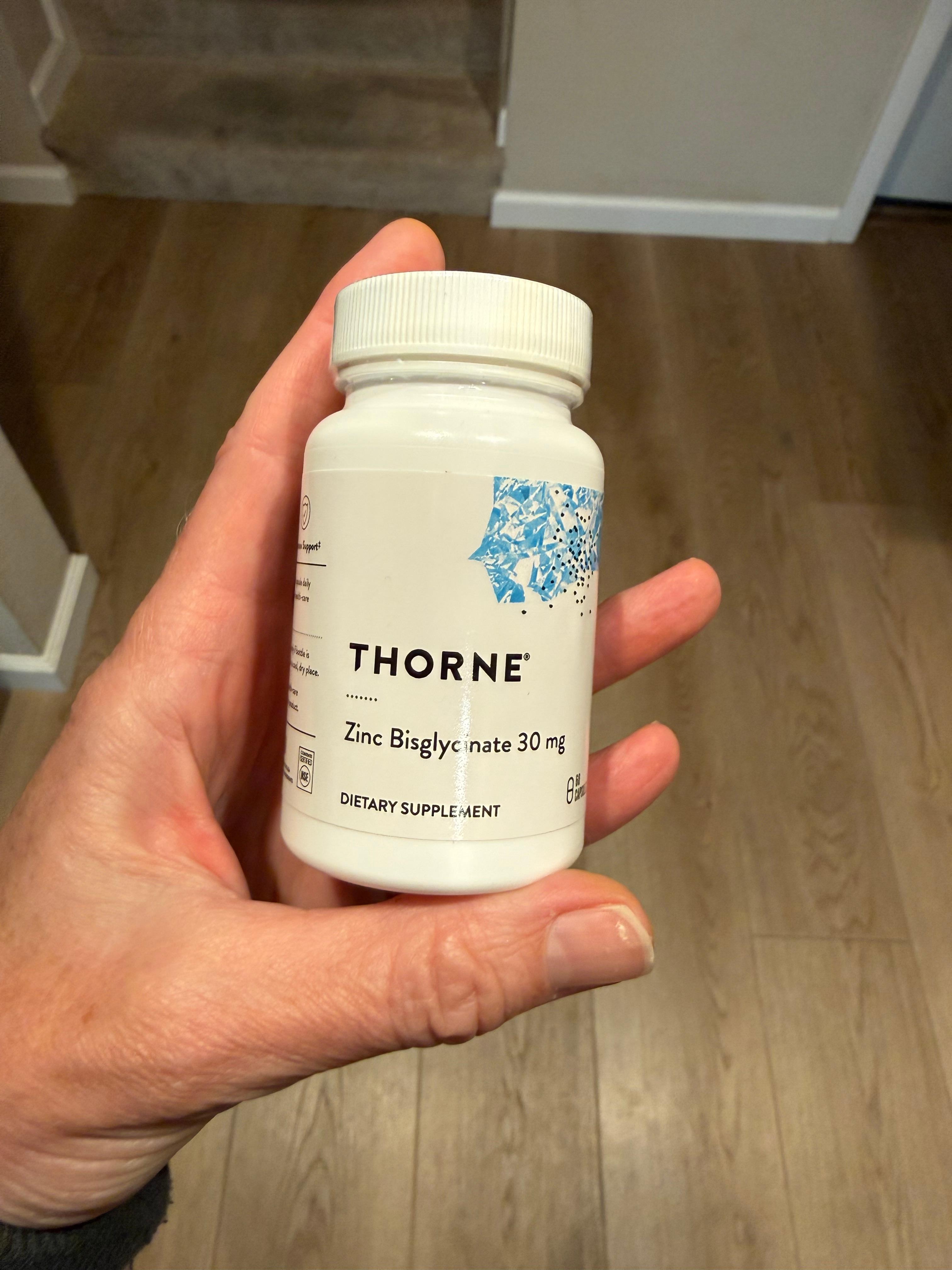 THORNE Zinc Bisglycinate 15 mg Highly Absorbable Zinc 60 Capsules in Pakistan thumbnail 5
