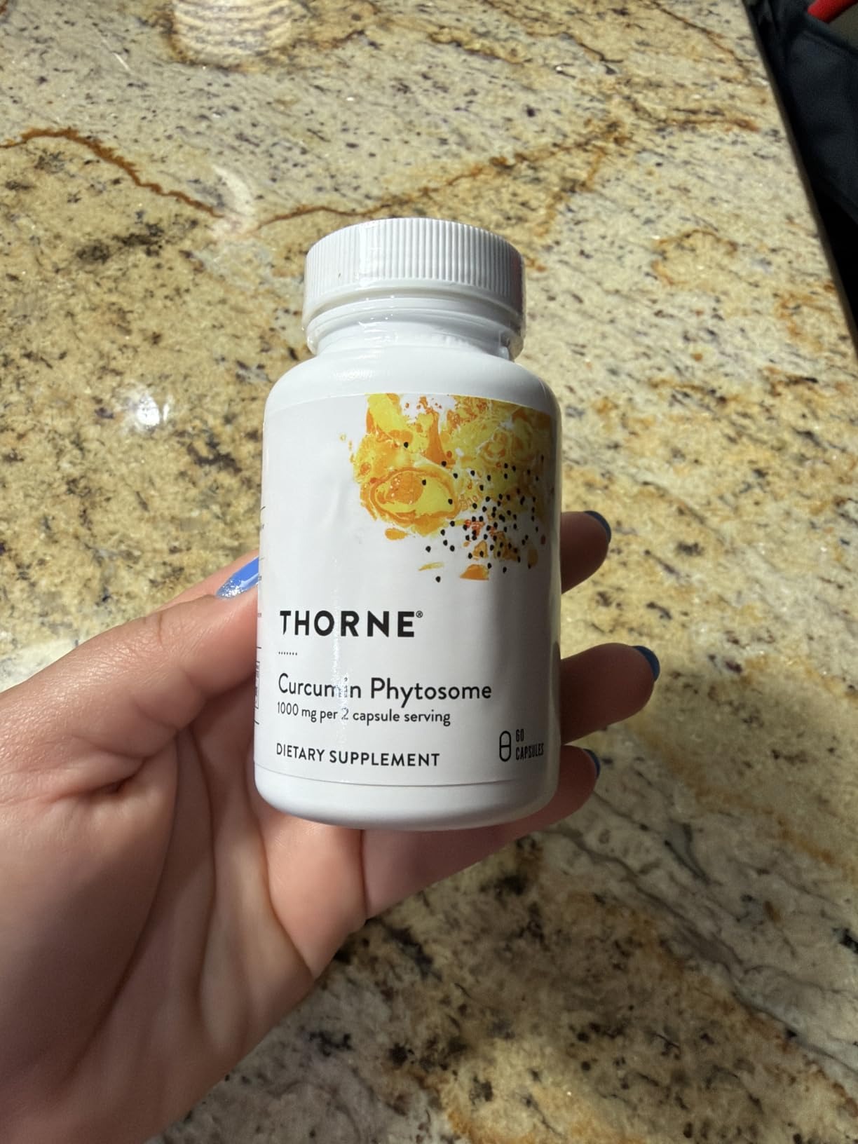 THORNE Curcumin Phytosome 1,000 mg Curcumin Supplement 60 Capsules in Pakistan thumbnail 3