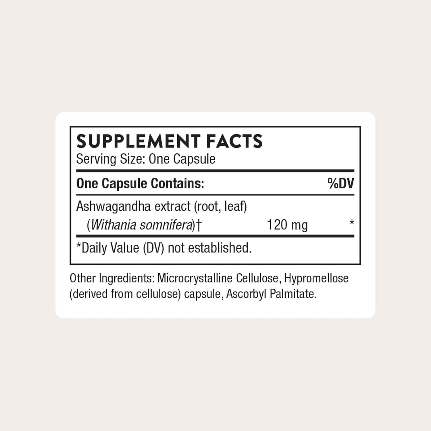 THORNE Ashwagandha Highly Concentrated Shoden Extract 30 Capsules in Pakistan thumbnail 2