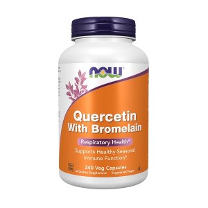 NOW Foods Supplements Quercetin with Bromelain Balanced Immune System 240 Veg Capsules