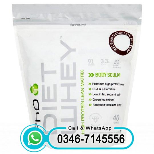 Online PhD Diet Whey Protein Body Sculpt Belgian 1Kg|Buy in pakistan|